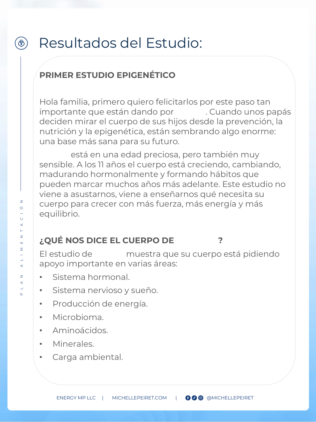 Página de tus recomendaciones personalizadas